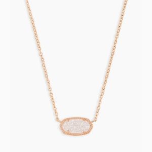 Kendra Scott Rose Gold Necklace Elsa
